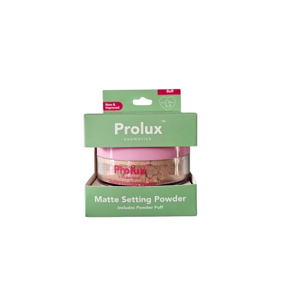 Prolux Cosmetics Matte Setting Powder In The Shade Of Buff